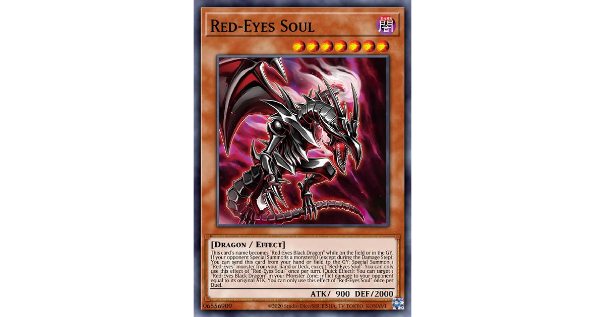 Red-Eyes Soul - MAZE-EN012 - Rare 1st Edition