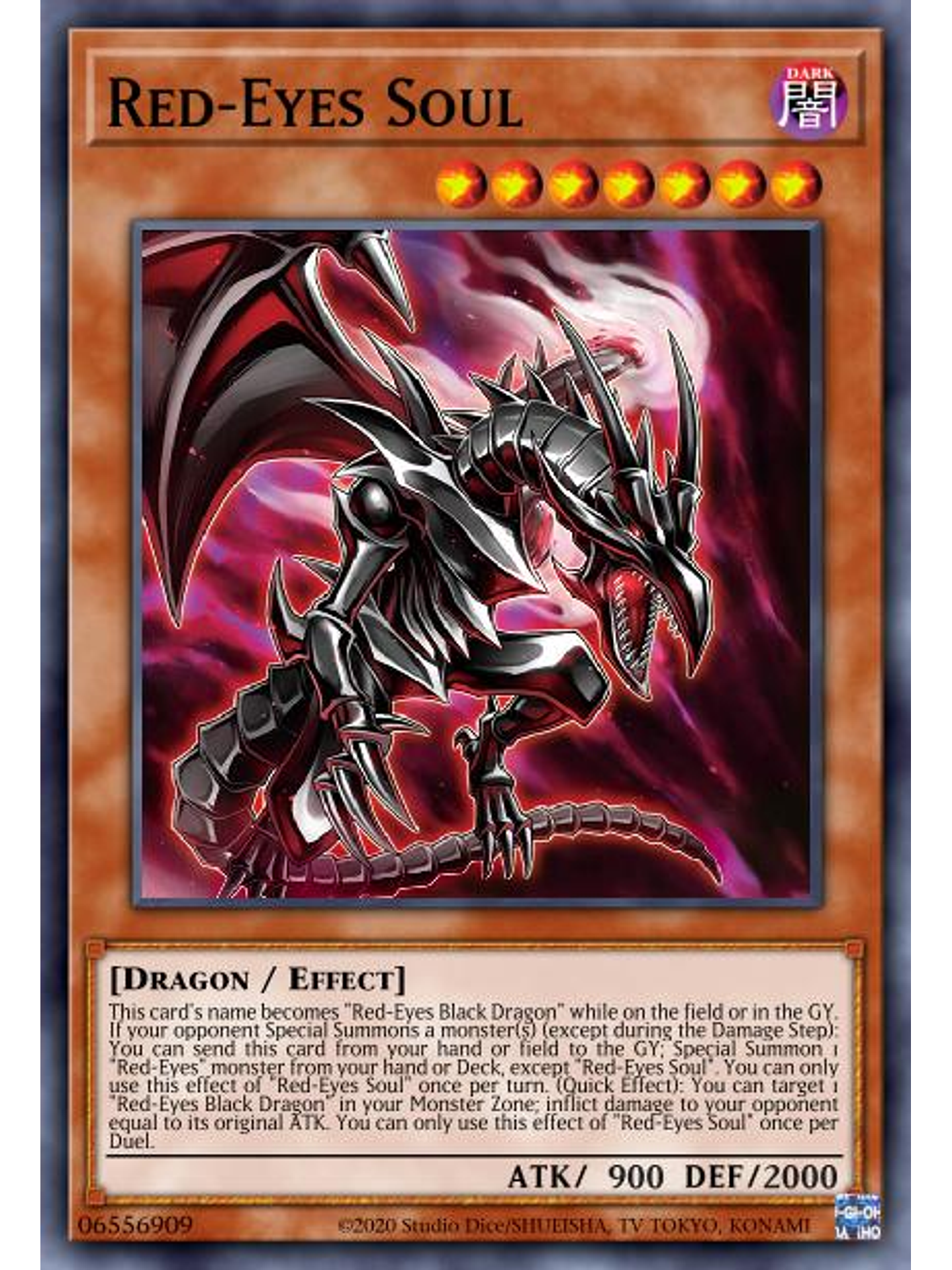 Red-Eyes Soul - MAZE-EN012 - Rare 1st Edition 1