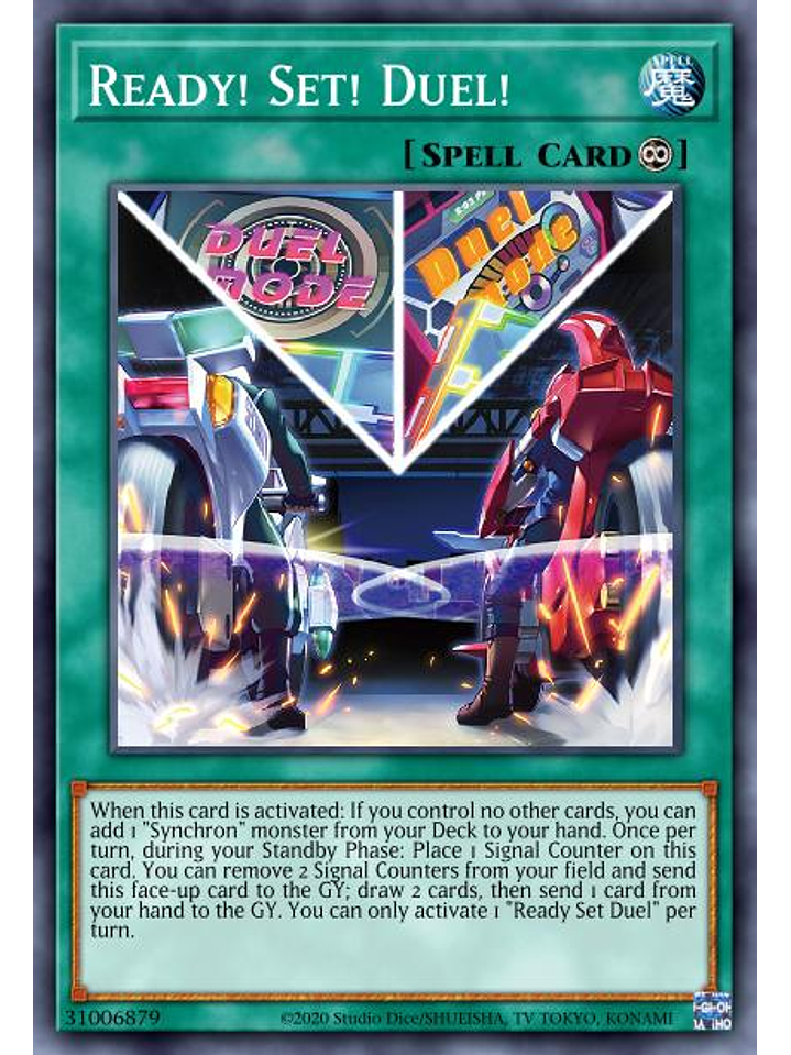 On Your Mark, Get Set, DUEL! - MAZE-EN016 - Super Rare 1st Edition 1