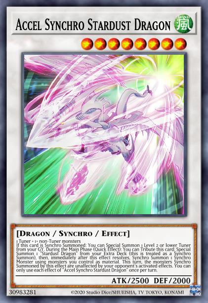 Accel Synchro Stardust Dragon - MAZE-EN019 - Ultra Rare 1st Edition