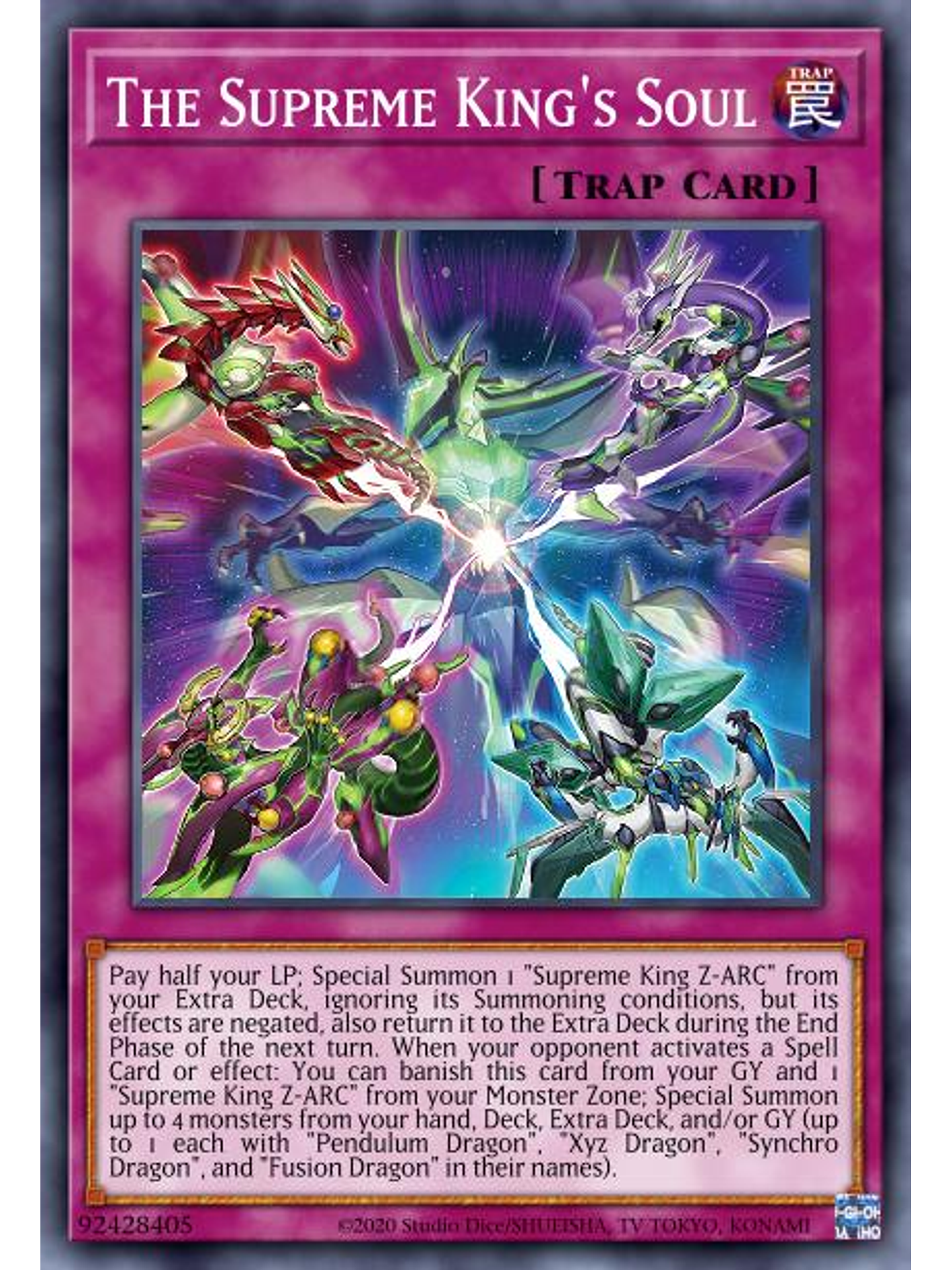 Soul of the Supreme King - MAZE-EN027 - Rare 1st Edition 1