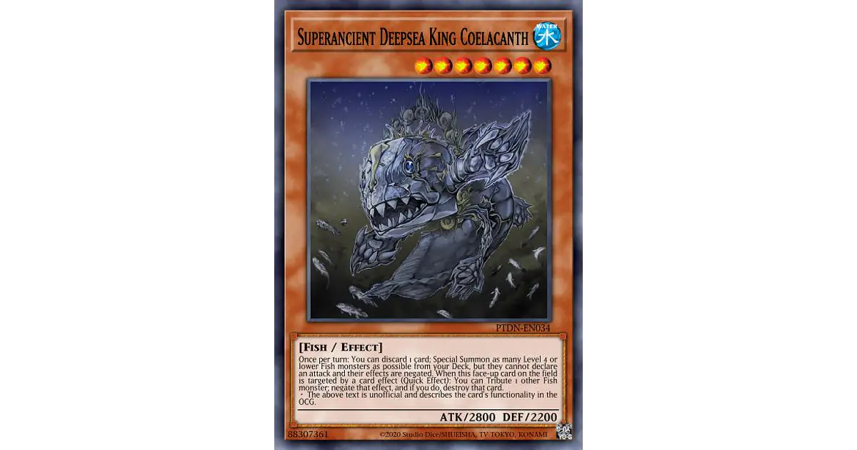 Superancient Deepsea King Coelacanth - MAZE-EN036 - Super