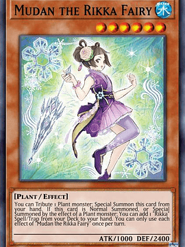 Mudan the Rikka Fairy - MAZE-EN048 - Rare 1st Edition