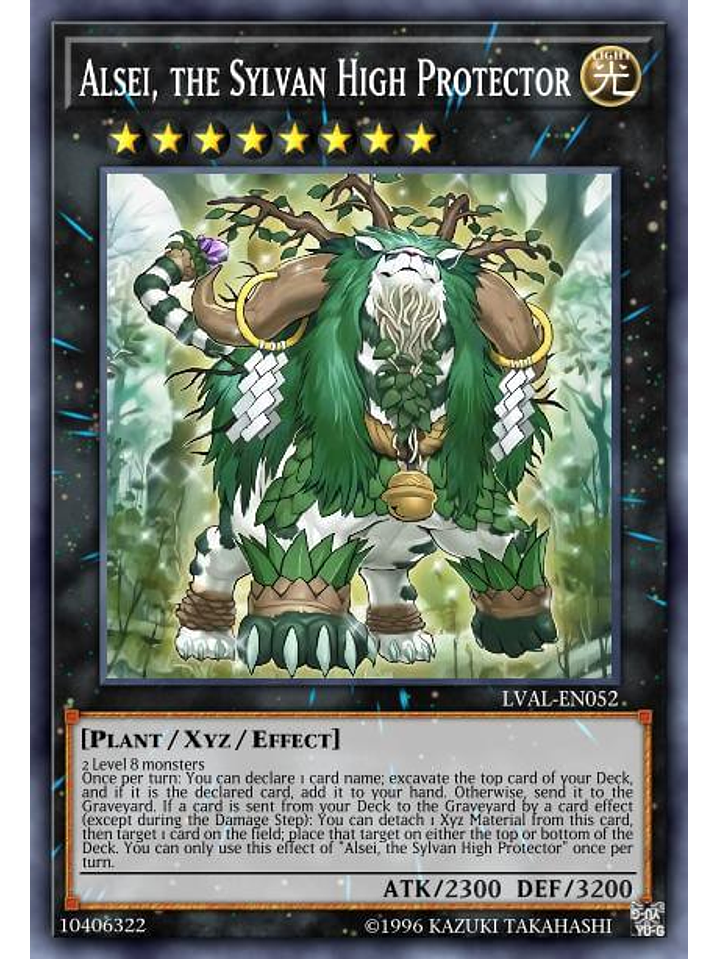 Alsei, the Sylvan High Protector - MAZE-EN052 - Super Rare 1st Edition 1
