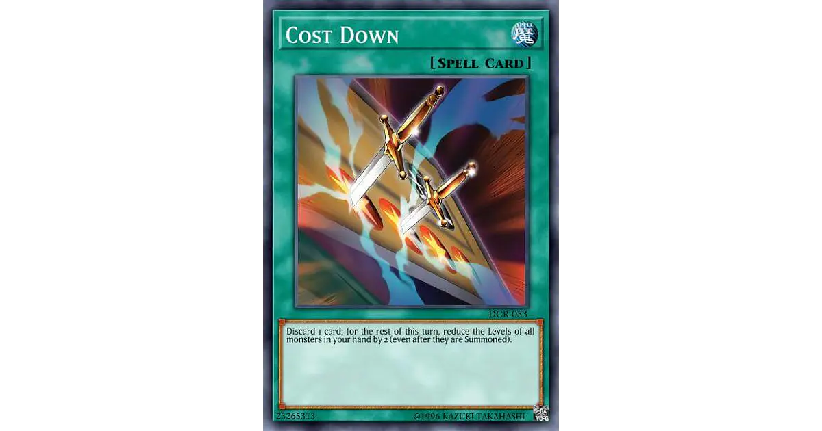 cost down yugioh card Amazon.com: YU-GI-OH! Cost Down - MAZE-EN055 - Rare main image 0