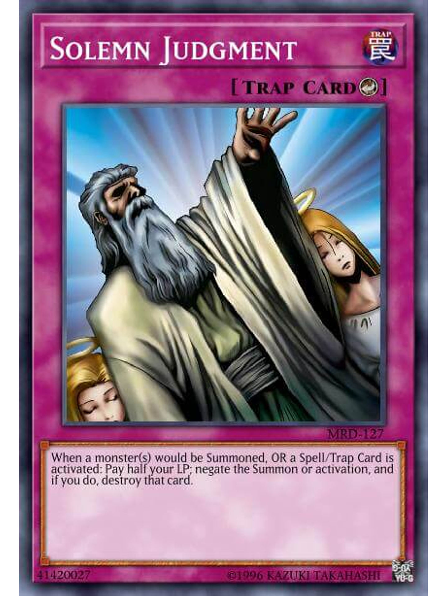 Solemn Judgment - MAZE-EN063 - Super Rare 1st Edition 1