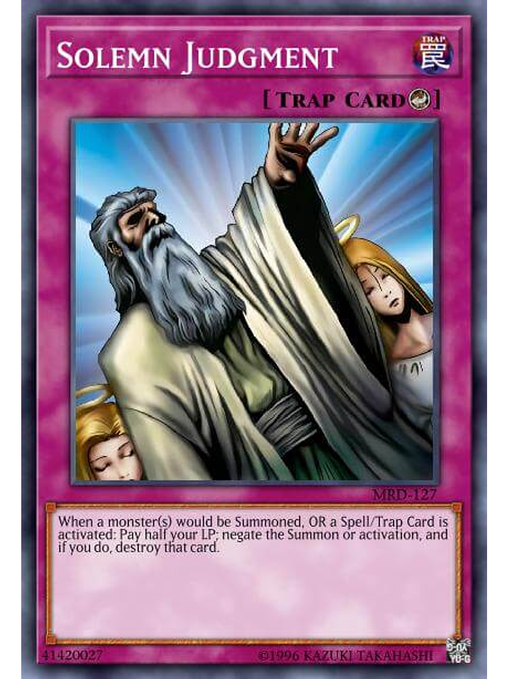 Solemn Judgment - MAZE-EN063 - Super Rare 1st Edition 1