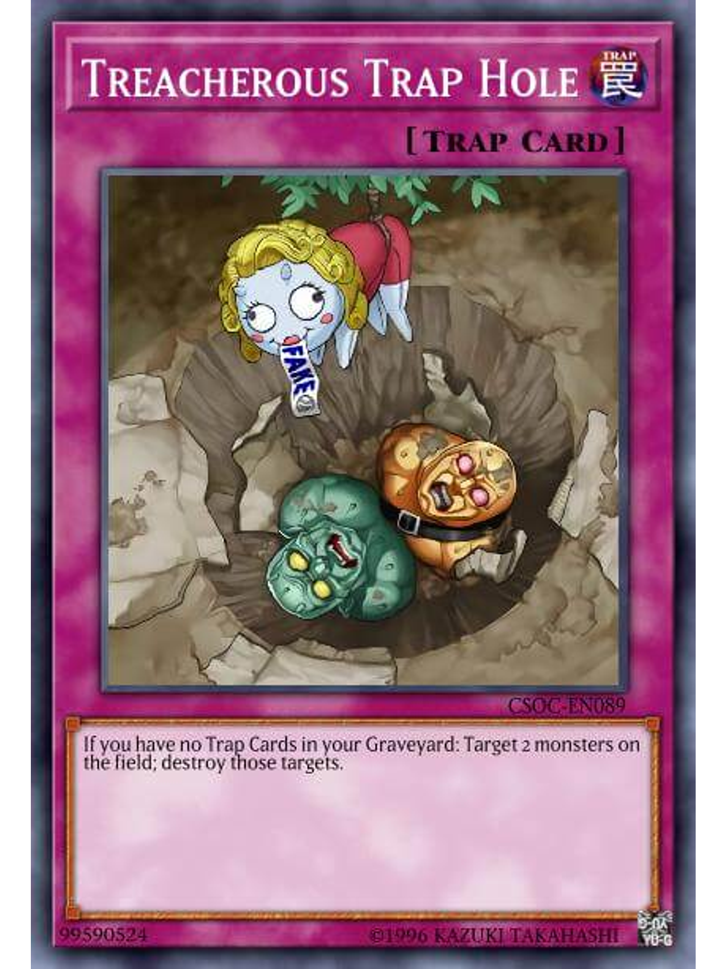 Treacherous Trap Hole - MAZE-EN066 - Rare 1st Edition 1