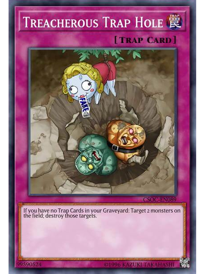 Treacherous Trap Hole - MAZE-EN066 - Rare 1st Edition 1