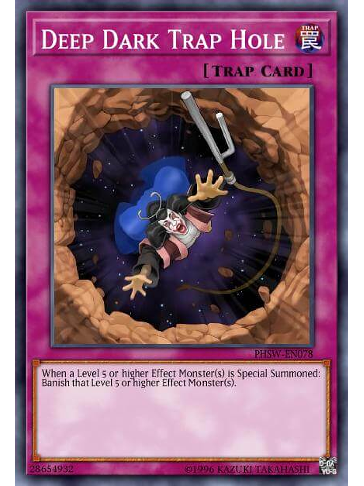 Deep Dark Trap Hole - MAZE-EN067 - Rare 1st Edition 1