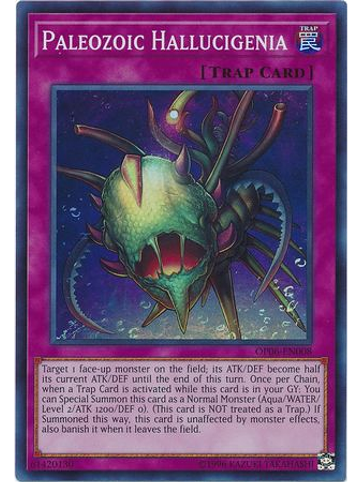 Paleozoic Hallucigenia - OP06-EN008 - Super Rare 1