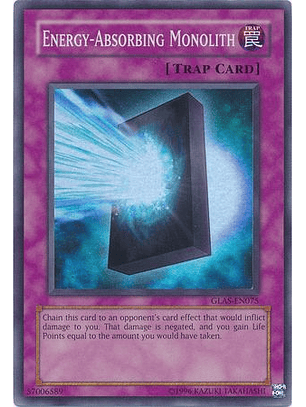 Energy Absorbing Monolith - GLAS-EN075 - Super Rare Unlimited