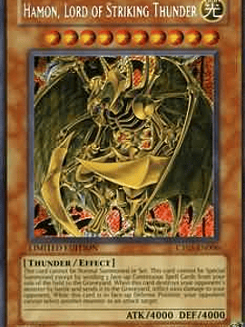 Hamon, Lord of Striking Thunder - CT03-EN006 - Secret Rare