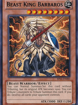 Beast King Barbaros - BP02-EN080 - Rare Unlimited