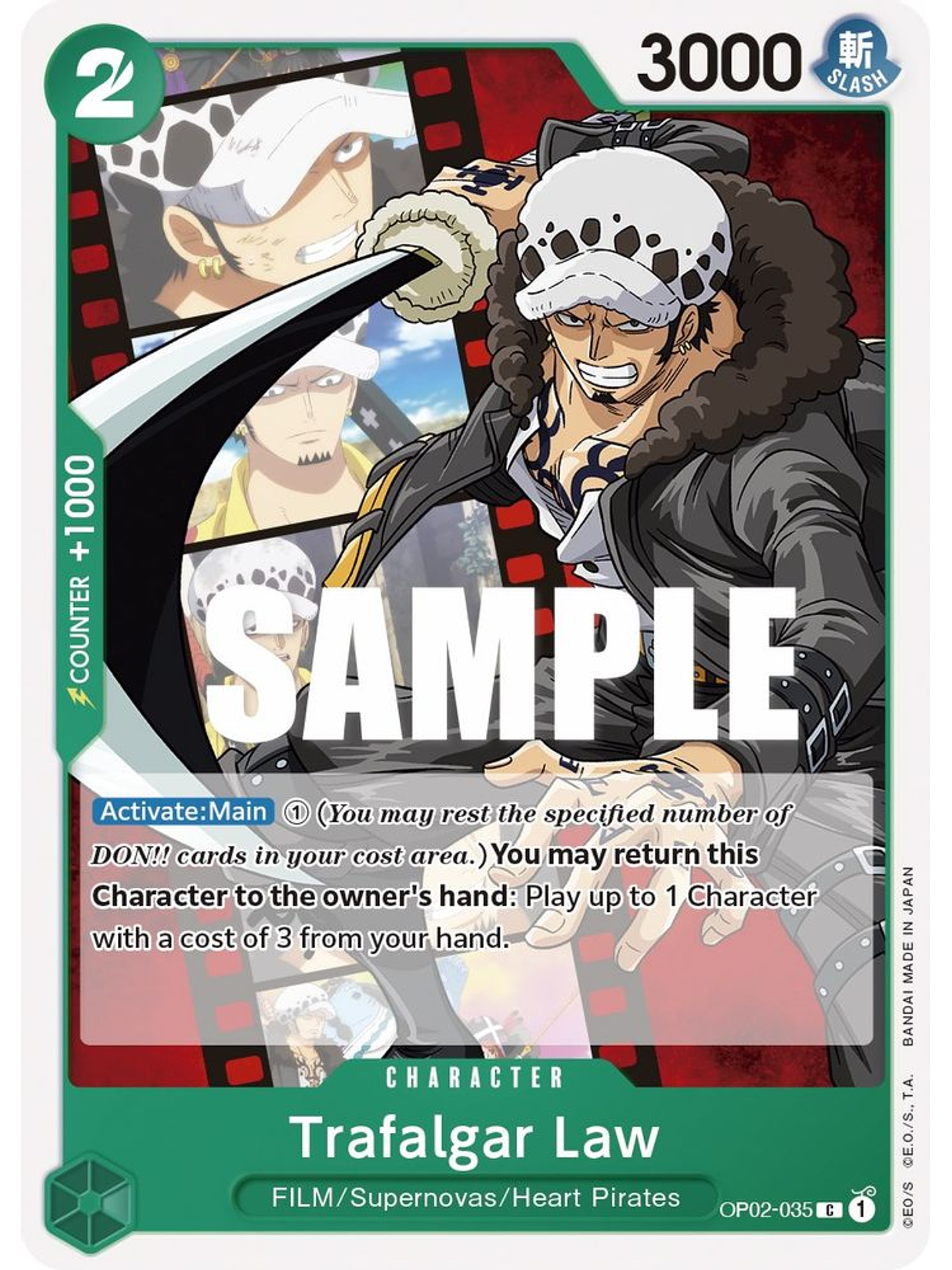 OP02-035 C Trafalgar Law 1