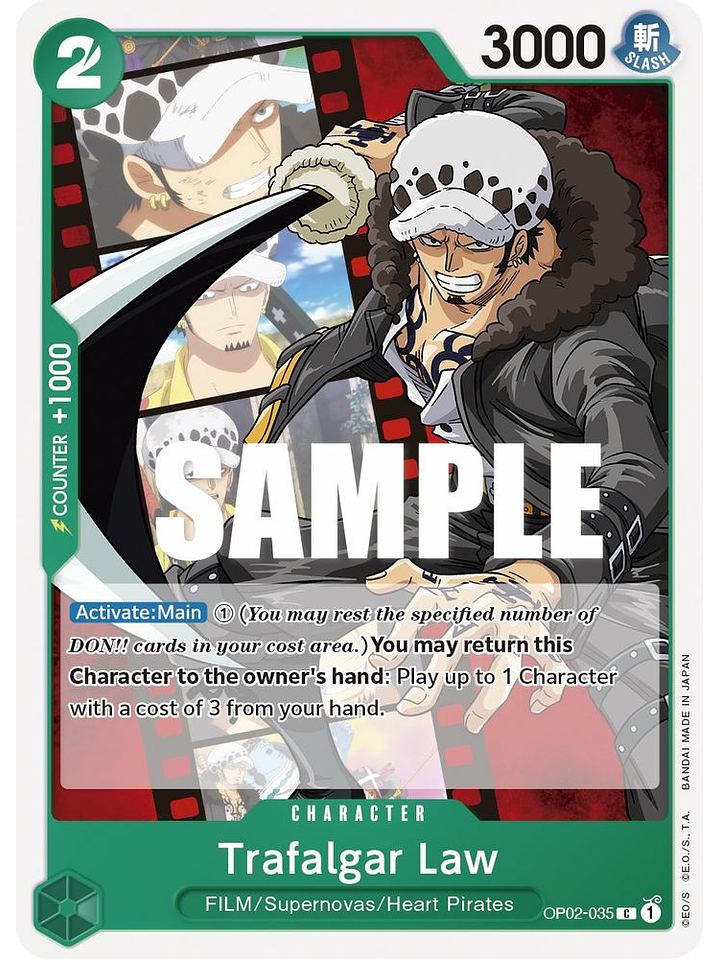 OP02-035 C Trafalgar Law 1