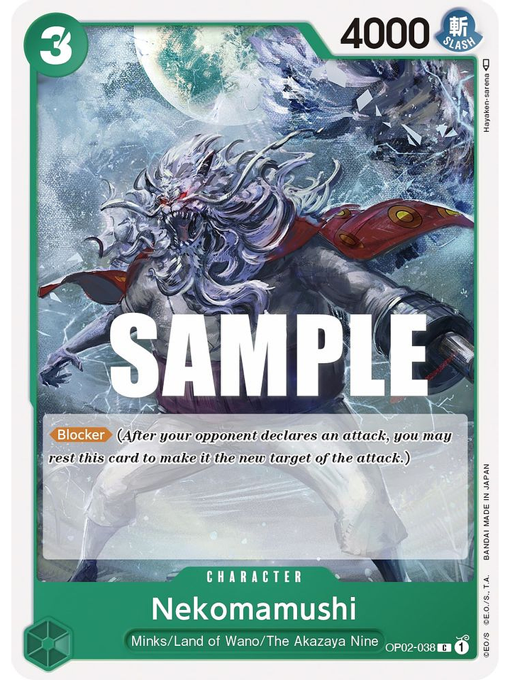 OP02-038 C Nekomamushi 1