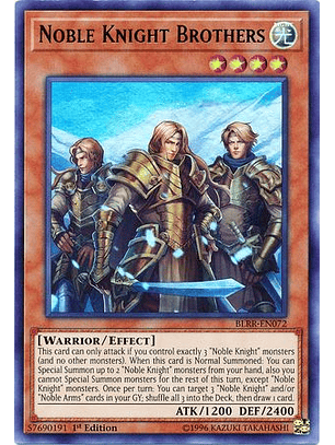 Noble Knight Brothers - BLRR-EN072 - Ultra Rare 1st Edition