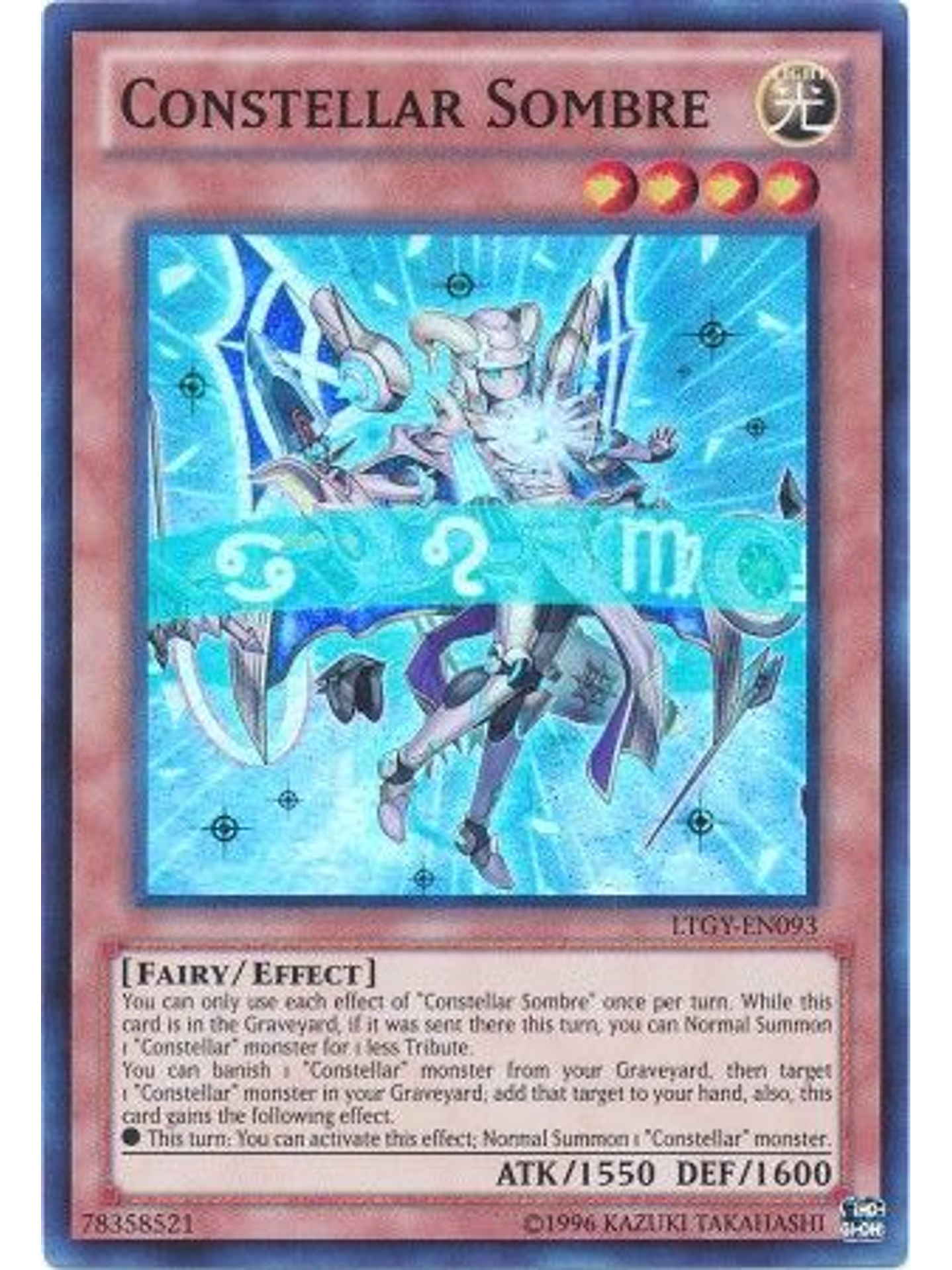 Constellar Sombre - LTGY-EN093 - Super Rare Unlimited 1