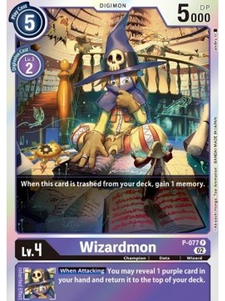 P-077 P Wizardmon (ST14) 1