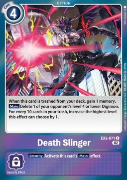 EX2-071 U Death Slinger  (ST14)