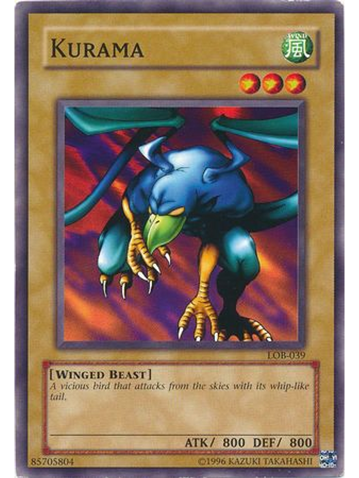 Kurama - LOB-039 - Common Unlimited 1