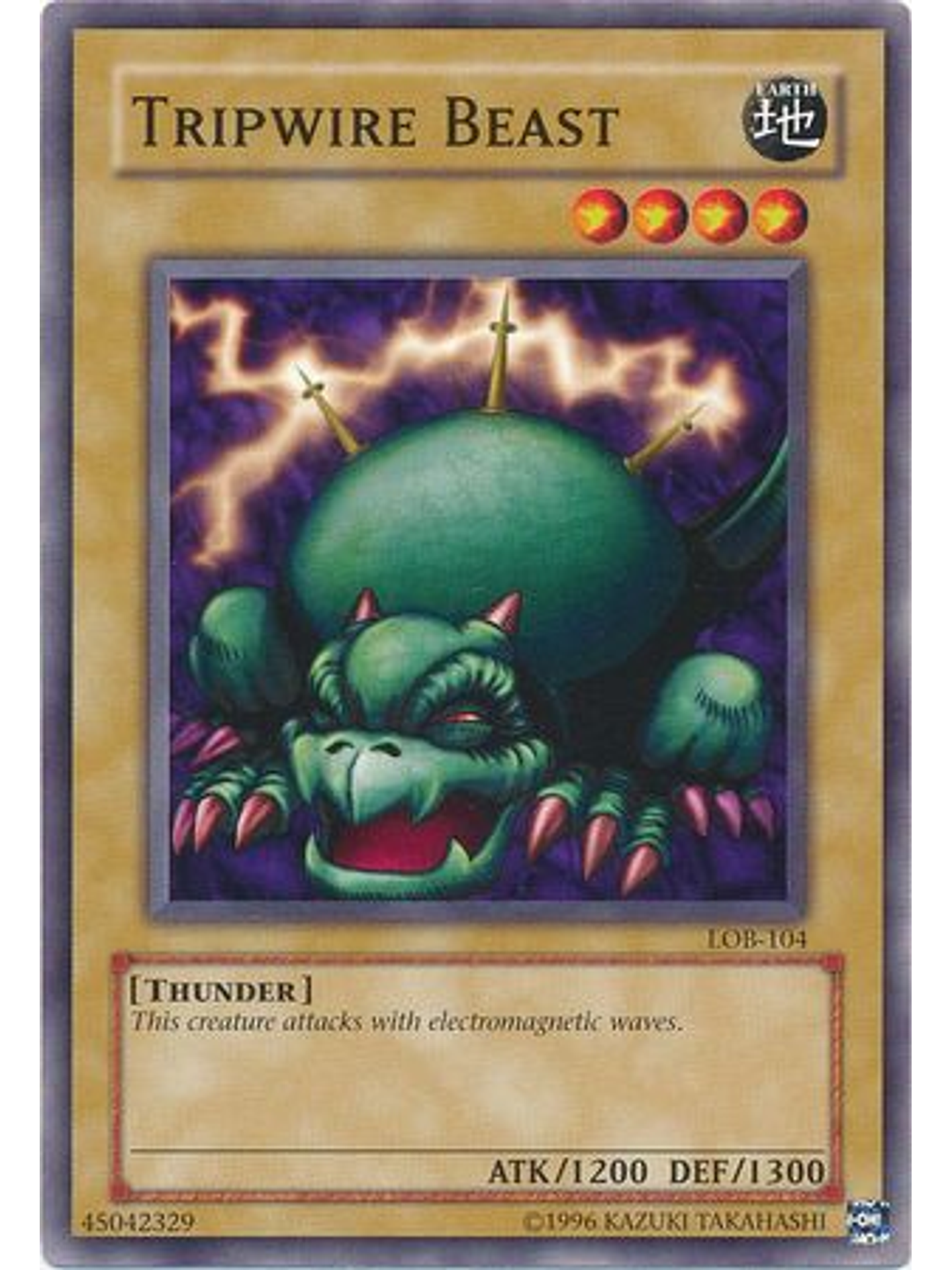 Tripwire Beast - LOB-104 - Common Unlimited 1