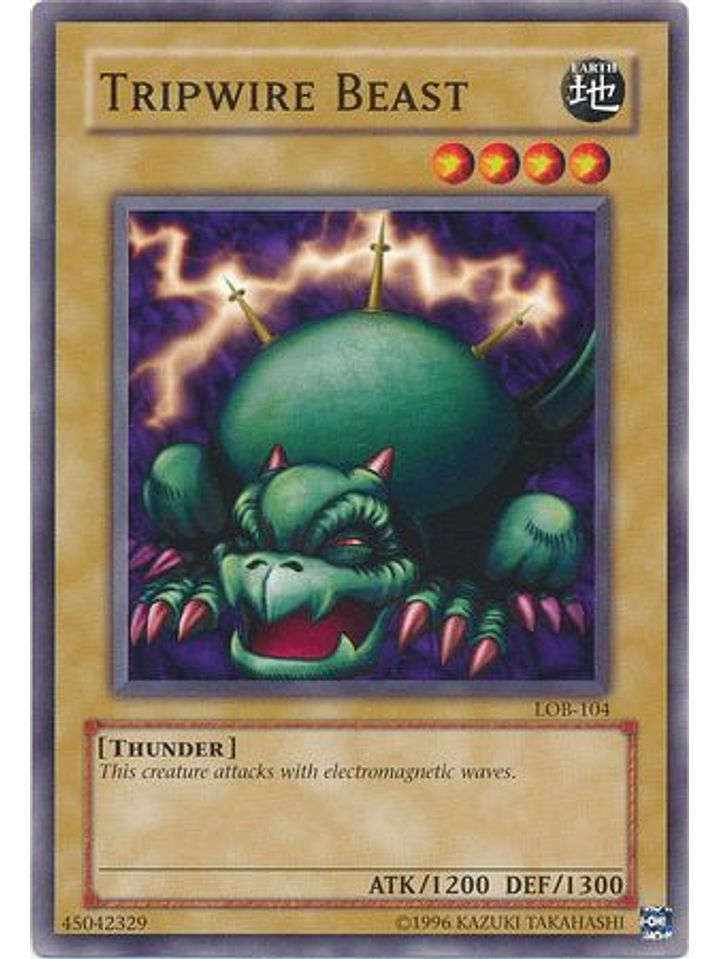 Tripwire Beast - LOB-104 - Common Unlimited 1