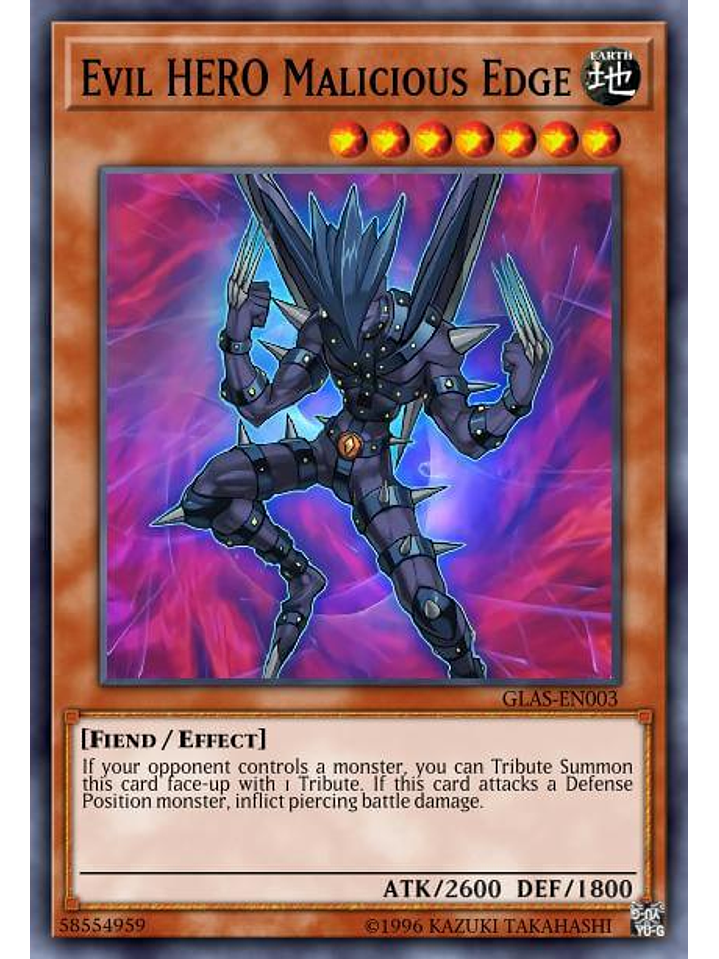 Evil HERO Malicious Edge - SGX3-ENA01 - Common 1st Edition 1