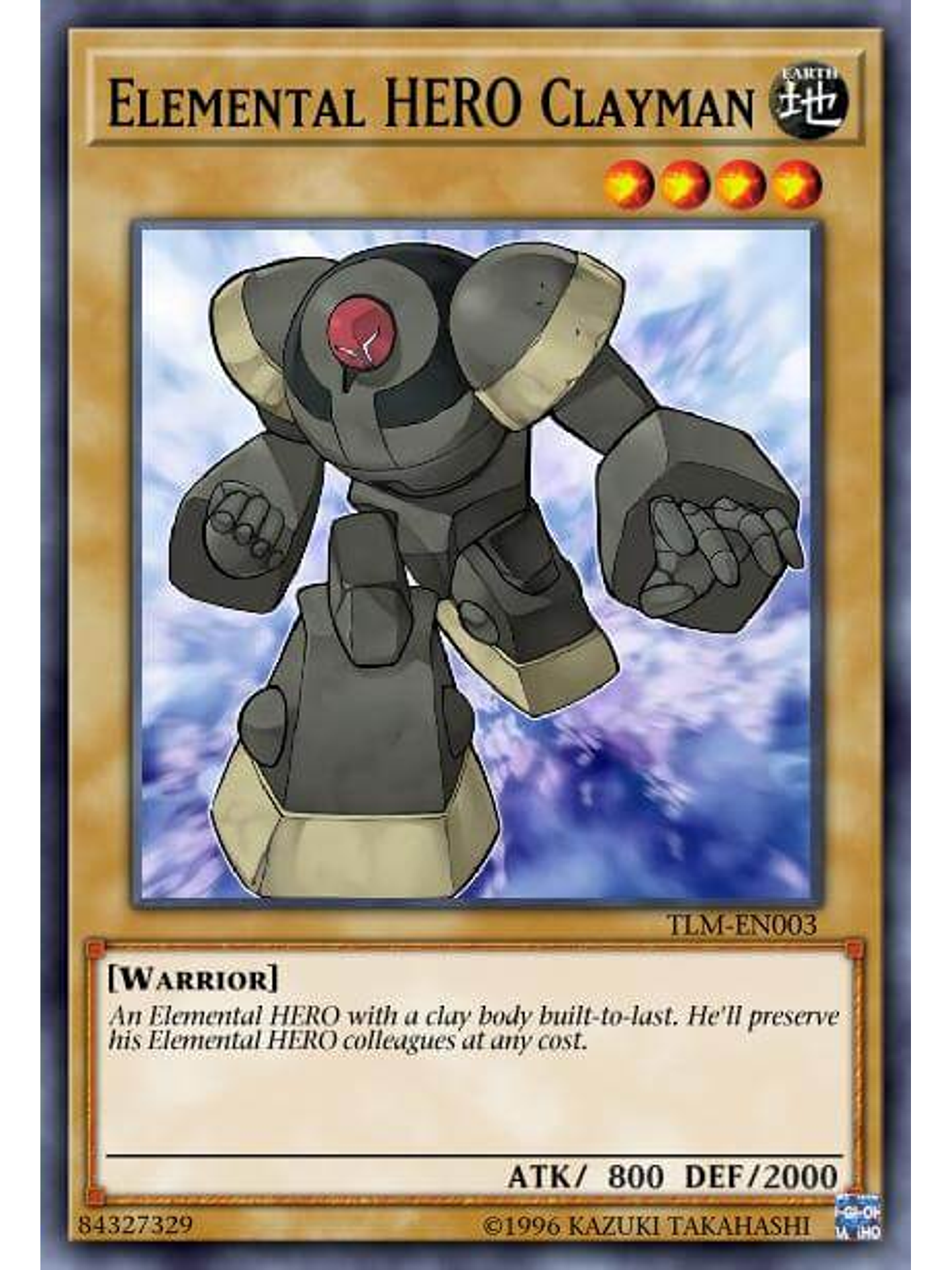 Elemental HERO Clayman - SGX3-ENA04 - Common 1st Edition 1