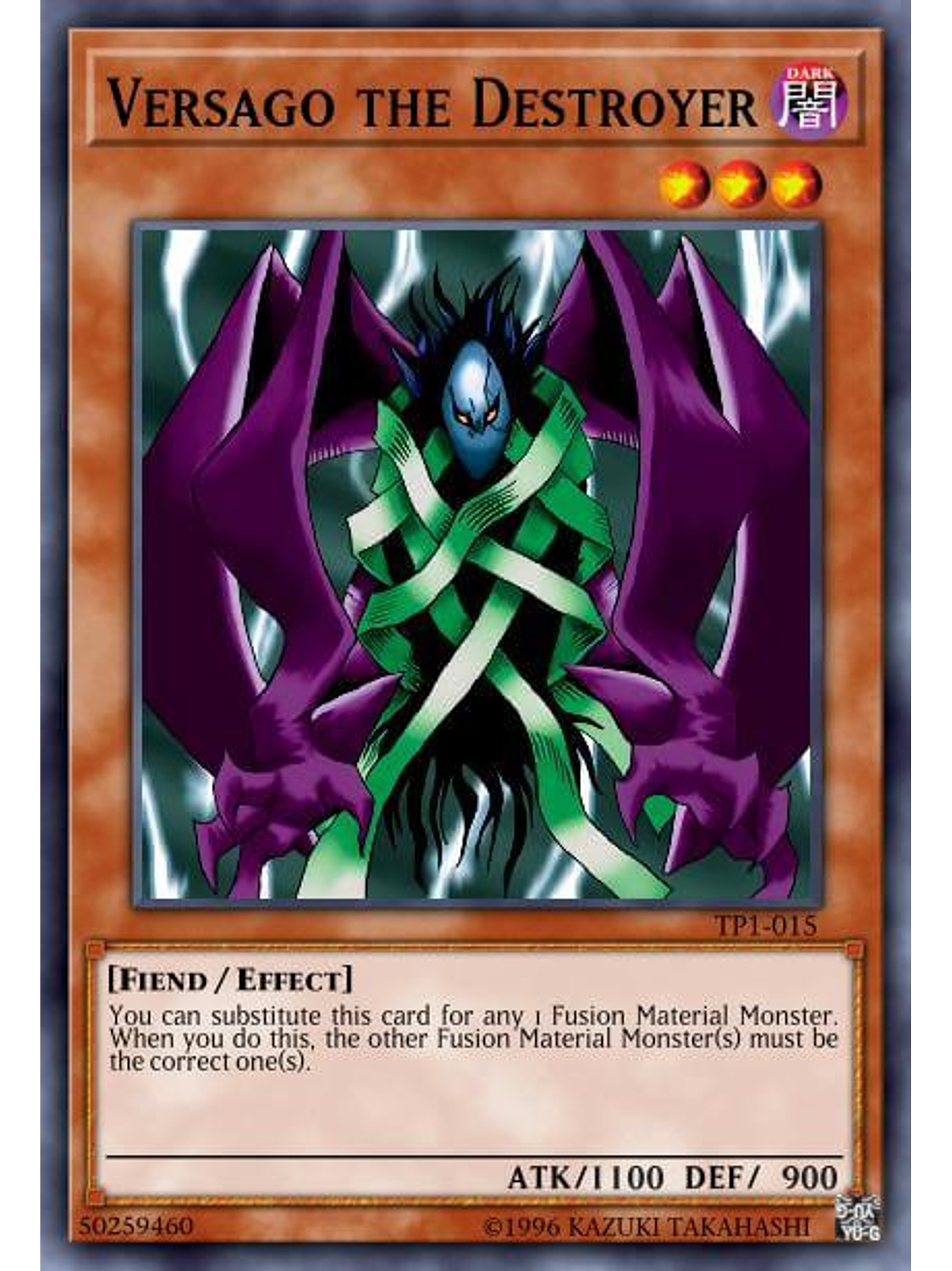 Versago the Destroyer - SGX3-ENA10 - Common 1st Edition 1