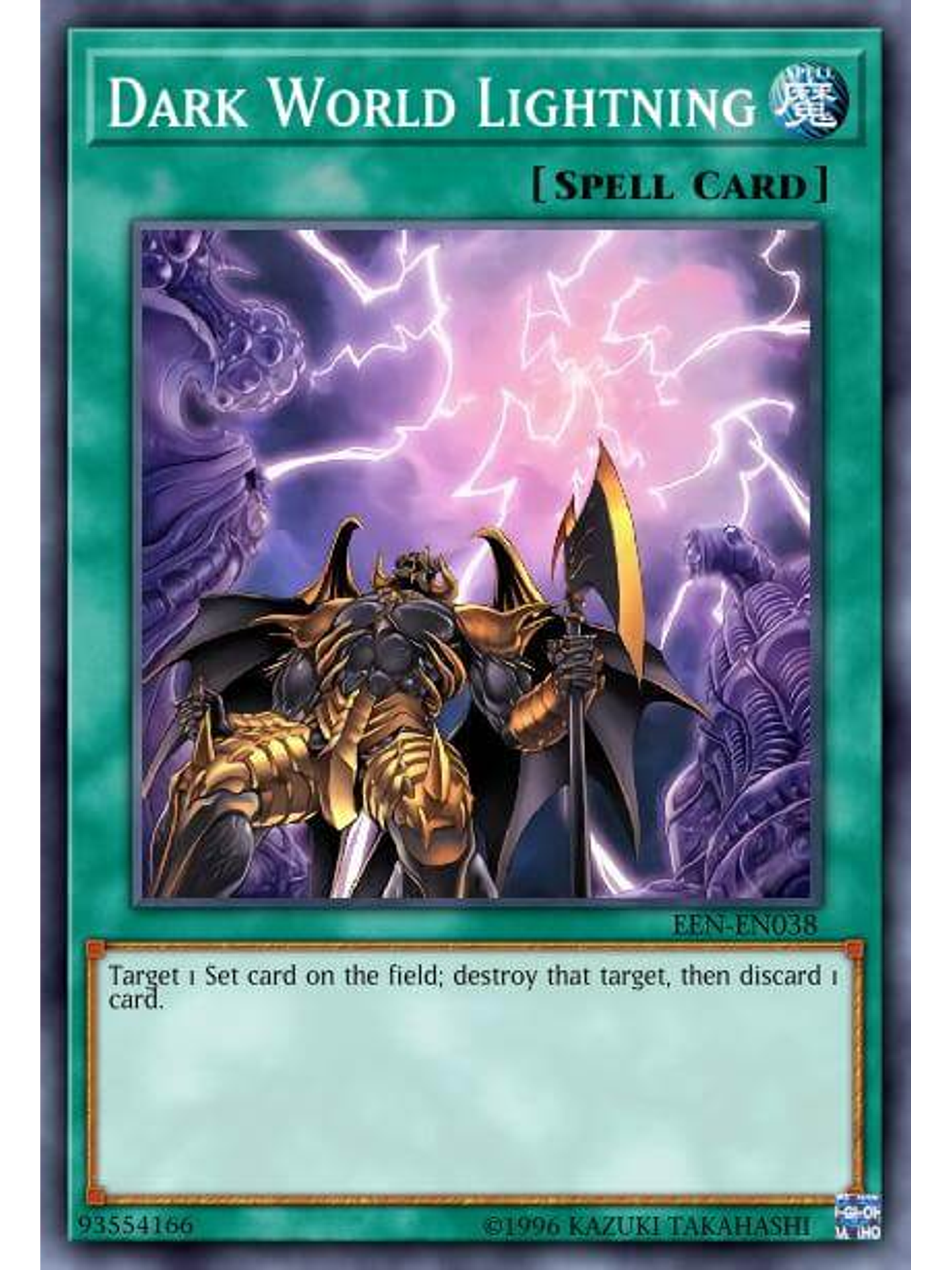 Dark World Lightning - SGX3-ENA16 - Common 1st Edition 1