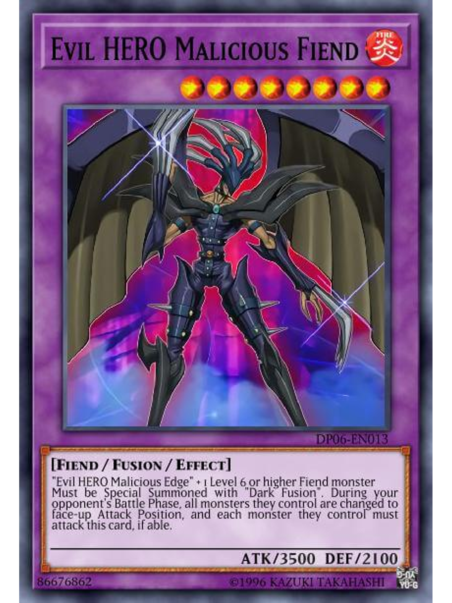 Evil HERO Malicious Fiend - SGX3-ENA21 - Common 1st Edition 1