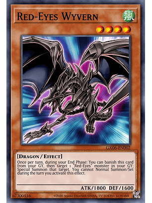 Red-Eyes Wyvern - SGX3-ENB06 - Common 1st Edition