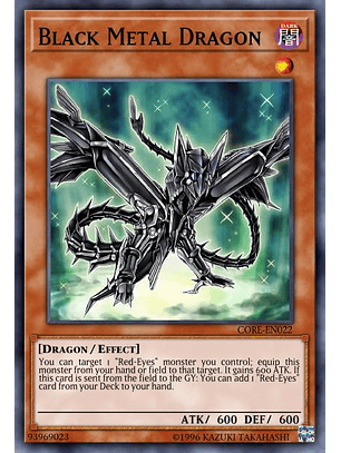 Black Metal Dragon - SGX3-ENB07 - Common 1st Edition