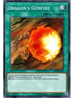 Dragon's Gunfire - SGX3-ENB14 - Common 1st Edition