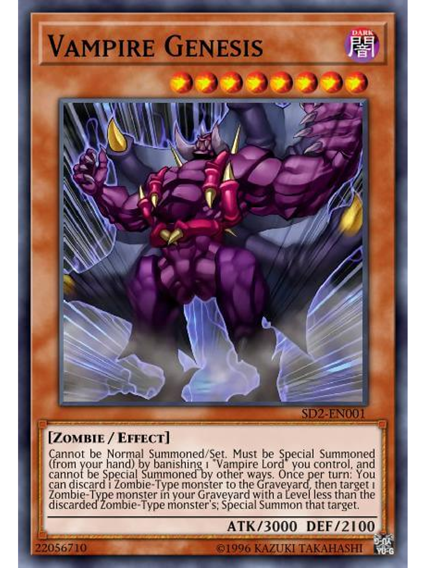 Vampire Genesis - SGX3-ENC01 - Common 1st Edition 1