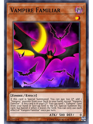 Vampire Familiar - SGX3-ENC03 - Common 1st Edition