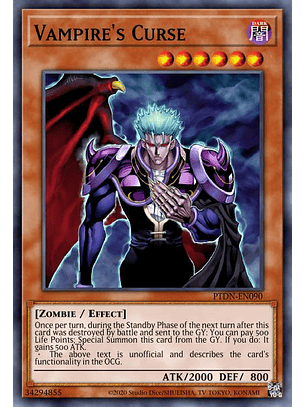 Vampire's Curse - SGX3-ENC08 - Common 1st Edition