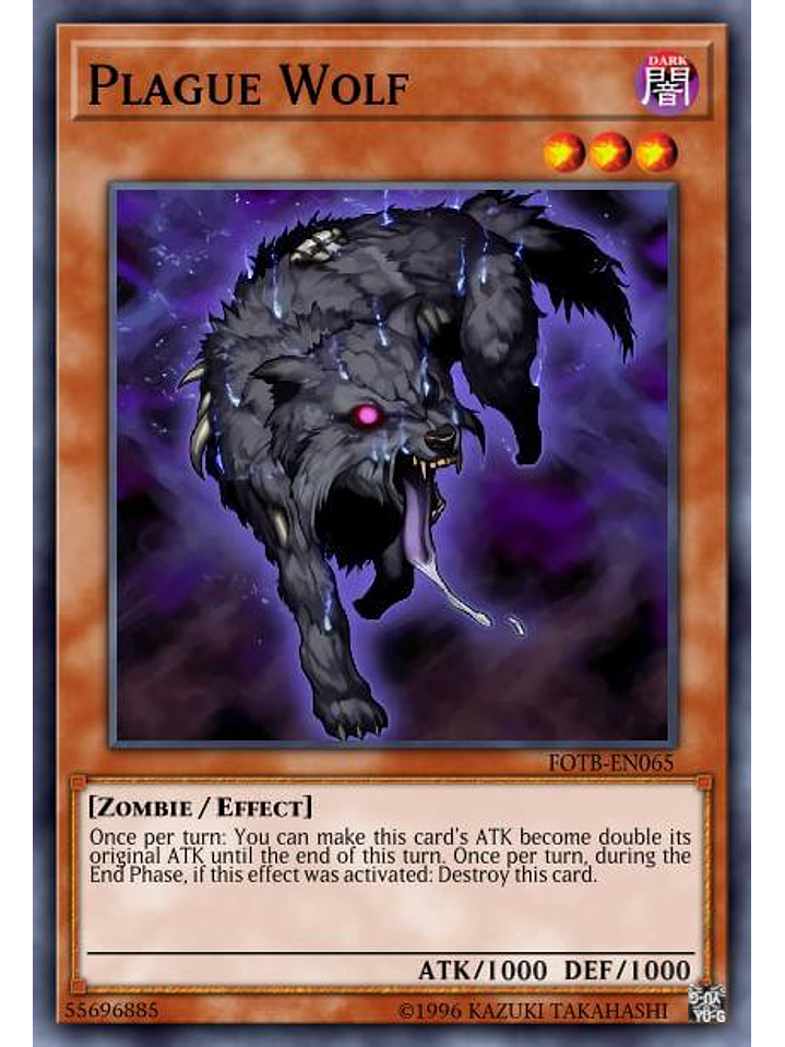 Plague Wolf - SGX3-ENC11 - Common 1st Edition 1