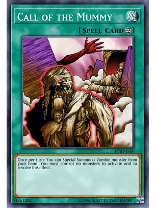 Call of the Mummy - SGX3-ENC14 - Common 1st Edition