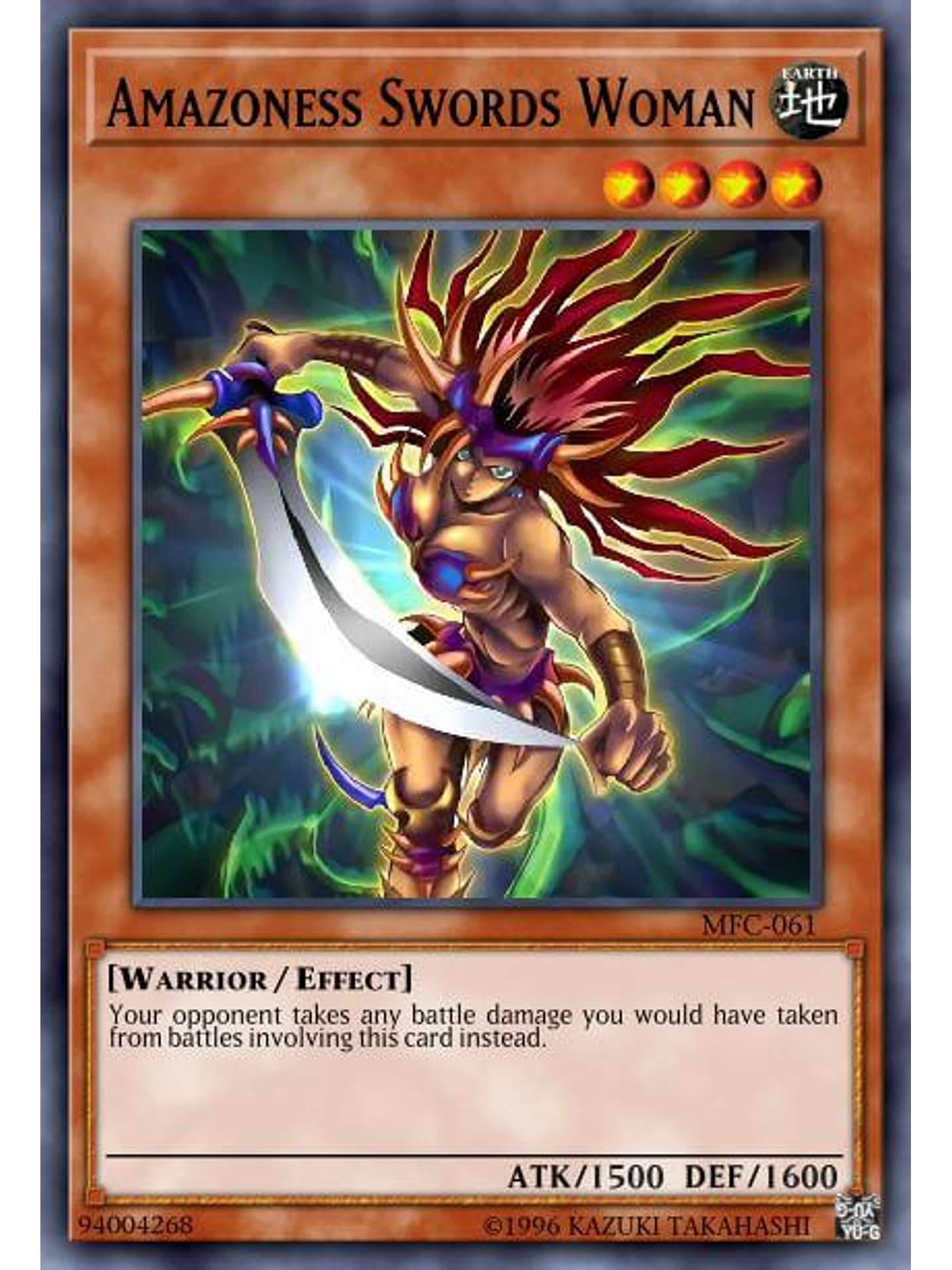 Amazoness Swords Woman - SGX3-END02 - Common 1st Edition 1