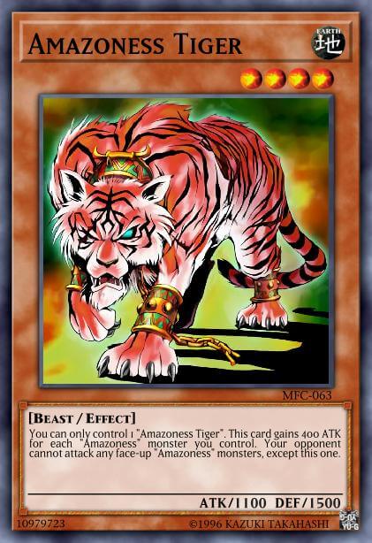 Amazoness Tiger - SGX3-END03 - Common 1st Edition