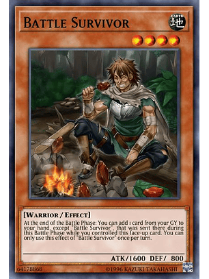 Battle Survivor - SGX3-END10 - Common 1st Edition