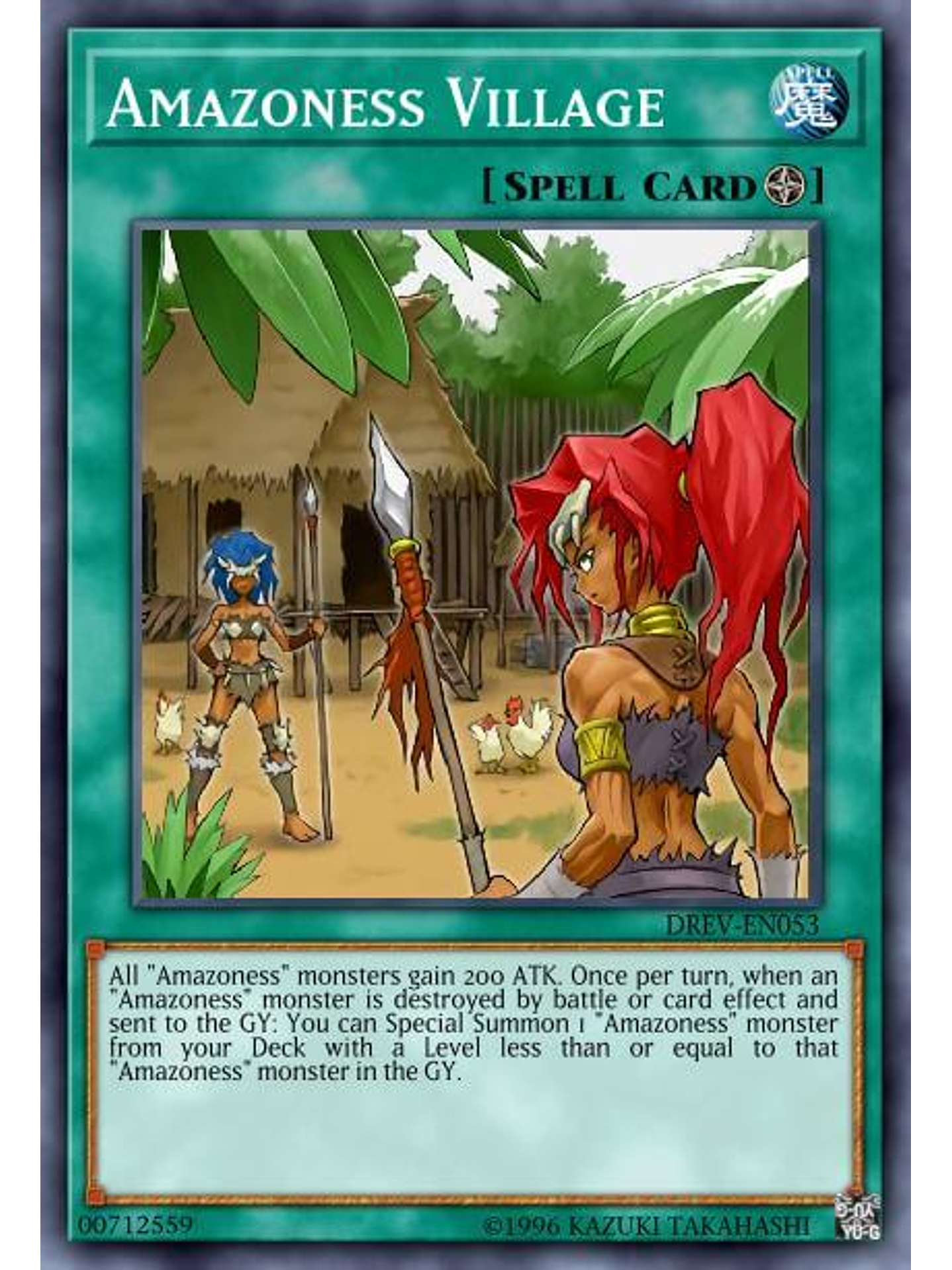 Amazoness Village - SGX3-END13 - Common 1st Edition 1