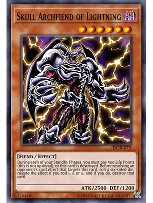 Skull Archfiend of Lightning - SGX3-ENE01 - Common 1st Edition