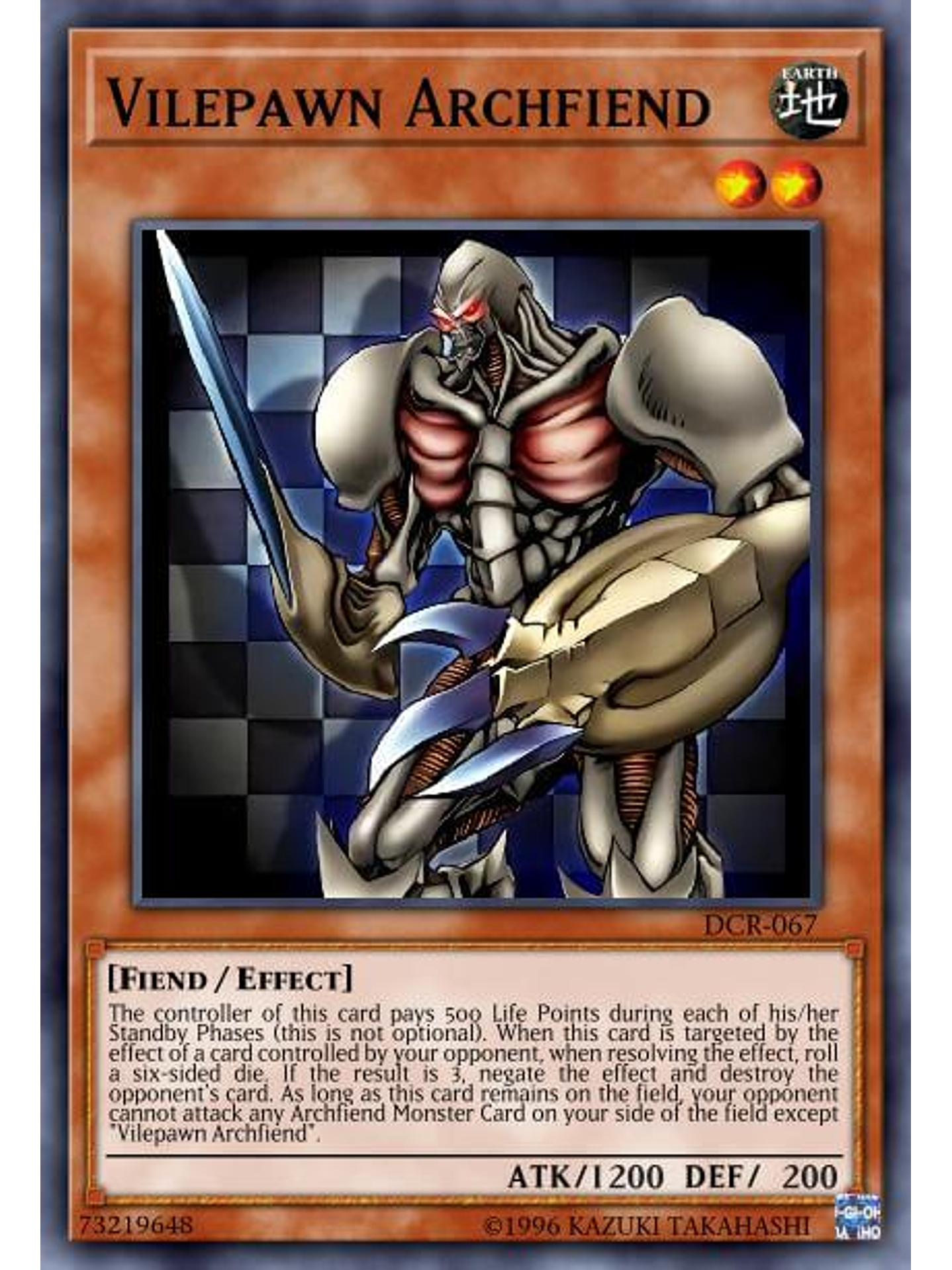 Vilepawn Archfiend - SXG3-ENE05 - Common 1st Edition 1