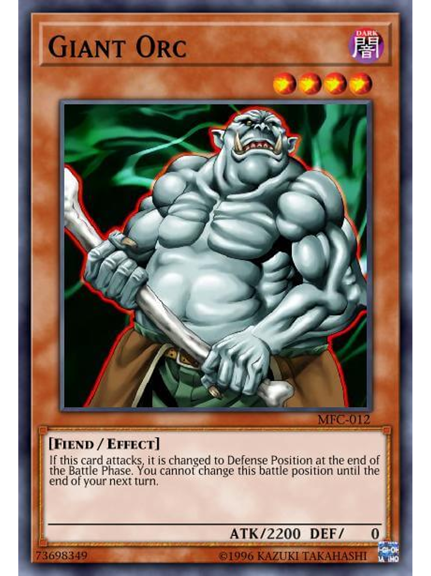 Giant Orc - SGX3-ENE09 - Common 1st Edition 1