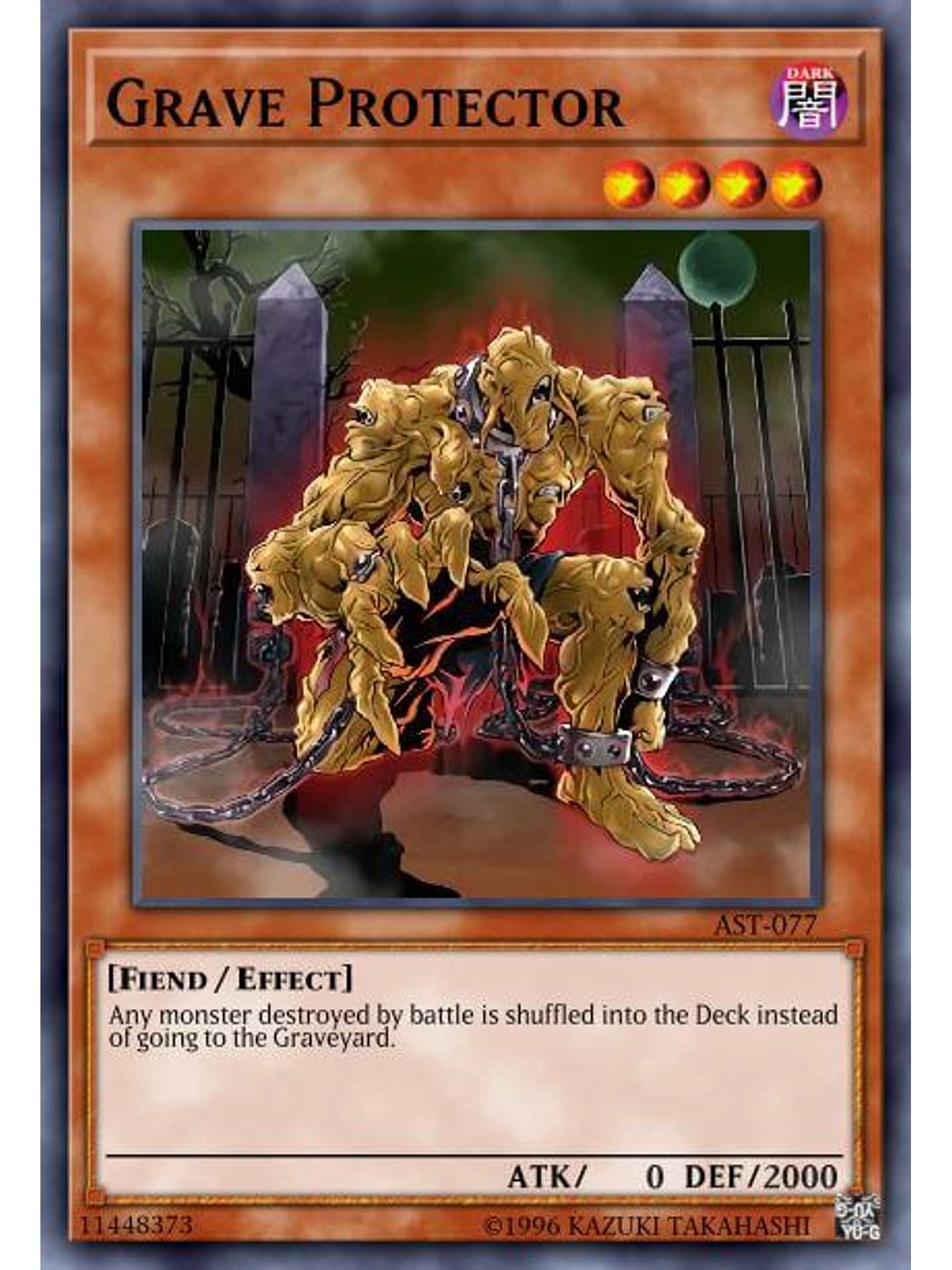 Grave Protector - SGX3-ENG09 - Common 1st Edition 1