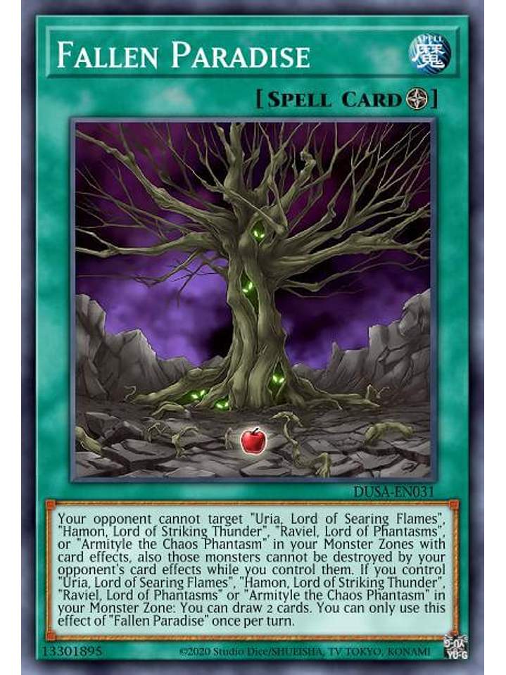 Fallen Paradise - SGX3-ENG10 - Common 1st Edition 1